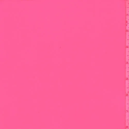 2 3/4 YD PC-Neon Pink Double Brushed Jersey Knit Fabric