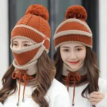 3PCS Women Winter Scarf Set