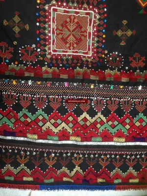 589 Heavy Abbasi Kohistan Superfine Embroidery Wedding Shawl Textile