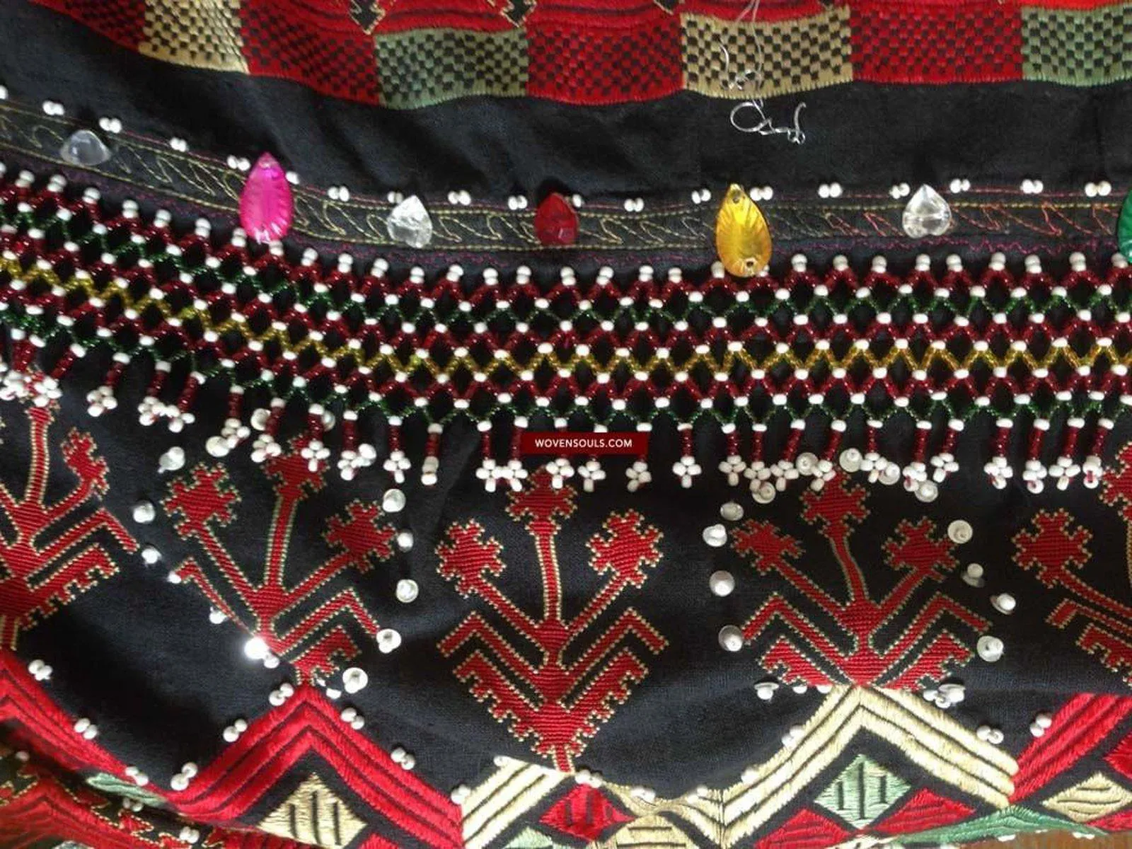 589 Heavy Abbasi Kohistan Superfine Embroidery Wedding Shawl Textile