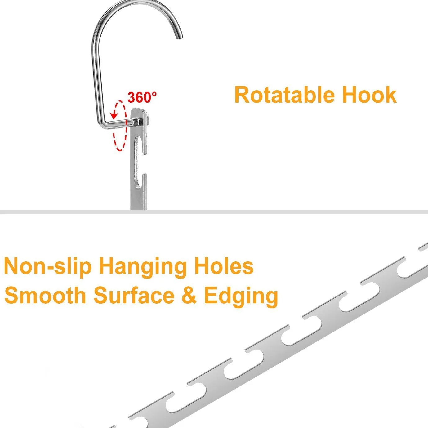 6-Pieces: Space Saving Clothes Hanger
