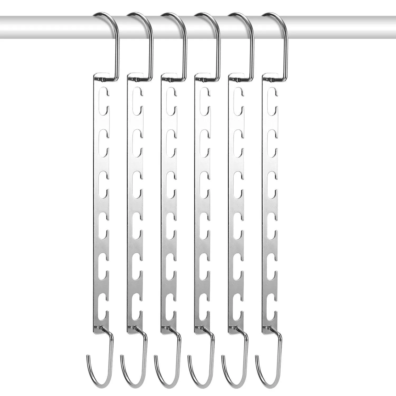6-Pieces: Space Saving Clothes Hanger