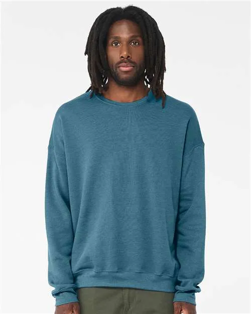 BELLA   CANVAS Sponge Fleece Drop Shoulder Crewneck Sweatshirt 3945 Dusty Blue