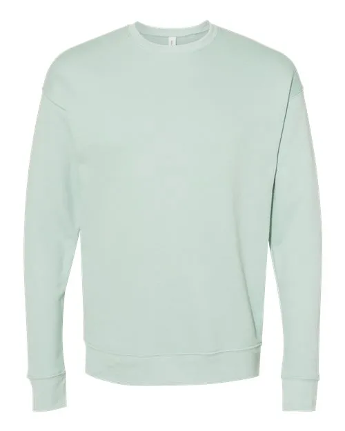 BELLA   CANVAS Sponge Fleece Drop Shoulder Crewneck Sweatshirt 3945 Dusty Blue