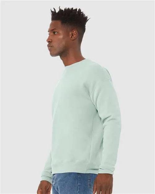 BELLA   CANVAS Sponge Fleece Drop Shoulder Crewneck Sweatshirt 3945 Dusty Blue