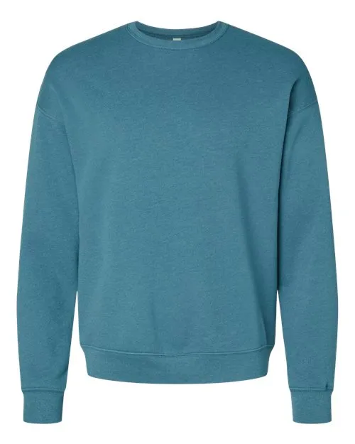 BELLA   CANVAS Sponge Fleece Drop Shoulder Crewneck Sweatshirt 3945 Dusty Blue