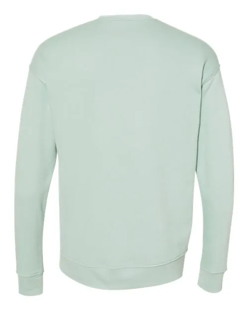 BELLA   CANVAS Sponge Fleece Drop Shoulder Crewneck Sweatshirt 3945 Dusty Blue