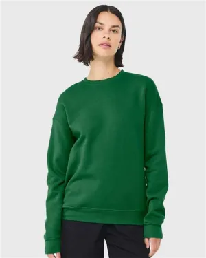 BELLA   CANVAS Sponge Fleece Drop Shoulder Crewneck Sweatshirt 3945 Kelly