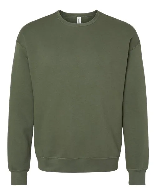 BELLA   CANVAS Sponge Fleece Drop Shoulder Crewneck Sweatshirt 3945 Mauve