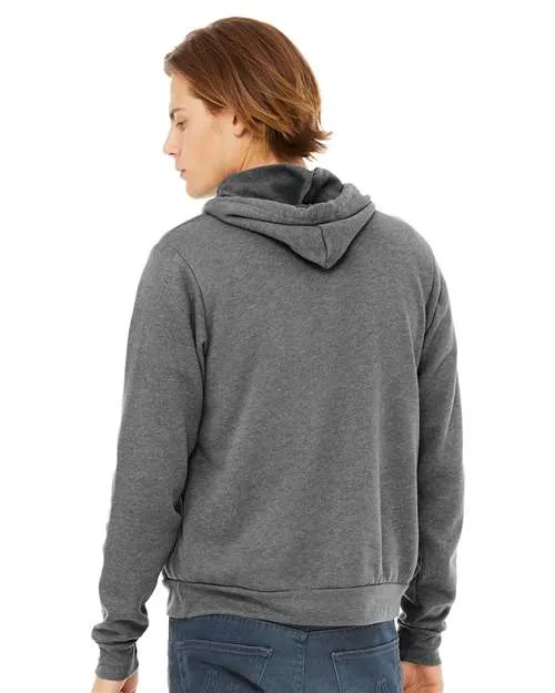 BELLA   CANVAS Sponge Fleece Hoodie 3719 Deep Heather