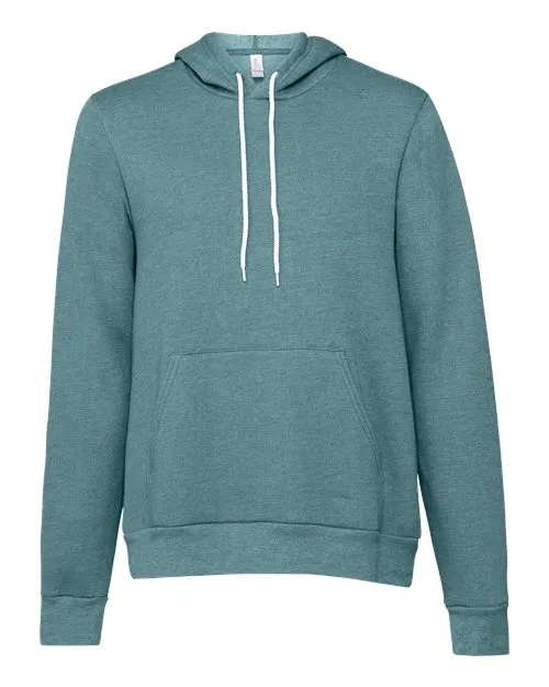 BELLA   CANVAS Sponge Fleece Hoodie 3719 Heather Columbia Blue