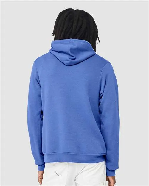 BELLA   CANVAS Sponge Fleece Hoodie 3719 Heather Columbia Blue