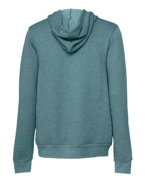 BELLA   CANVAS Sponge Fleece Hoodie 3719 Heather Columbia Blue