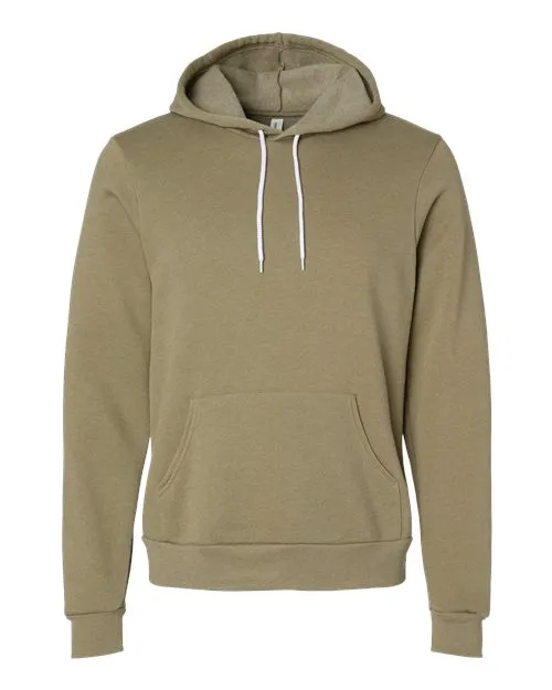 BELLA   CANVAS Sponge Fleece Hoodie 3719 Heather Olive