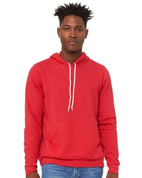 BELLA   CANVAS Sponge Fleece Hoodie 3719 Heather Olive