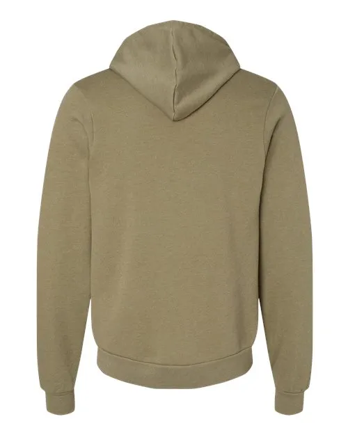 BELLA   CANVAS Sponge Fleece Hoodie 3719 Heather Olive