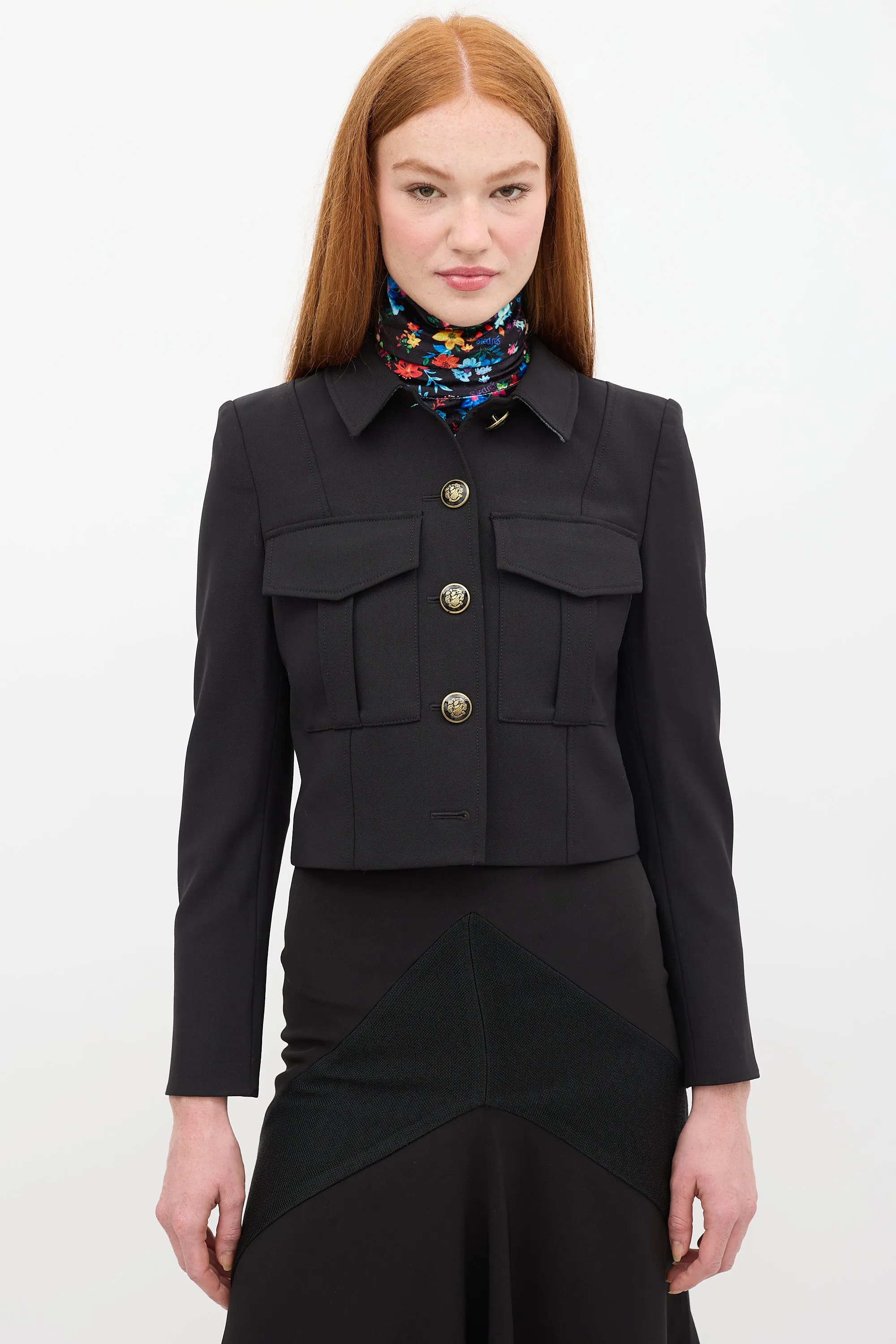 Black Wool Fulham Jacket