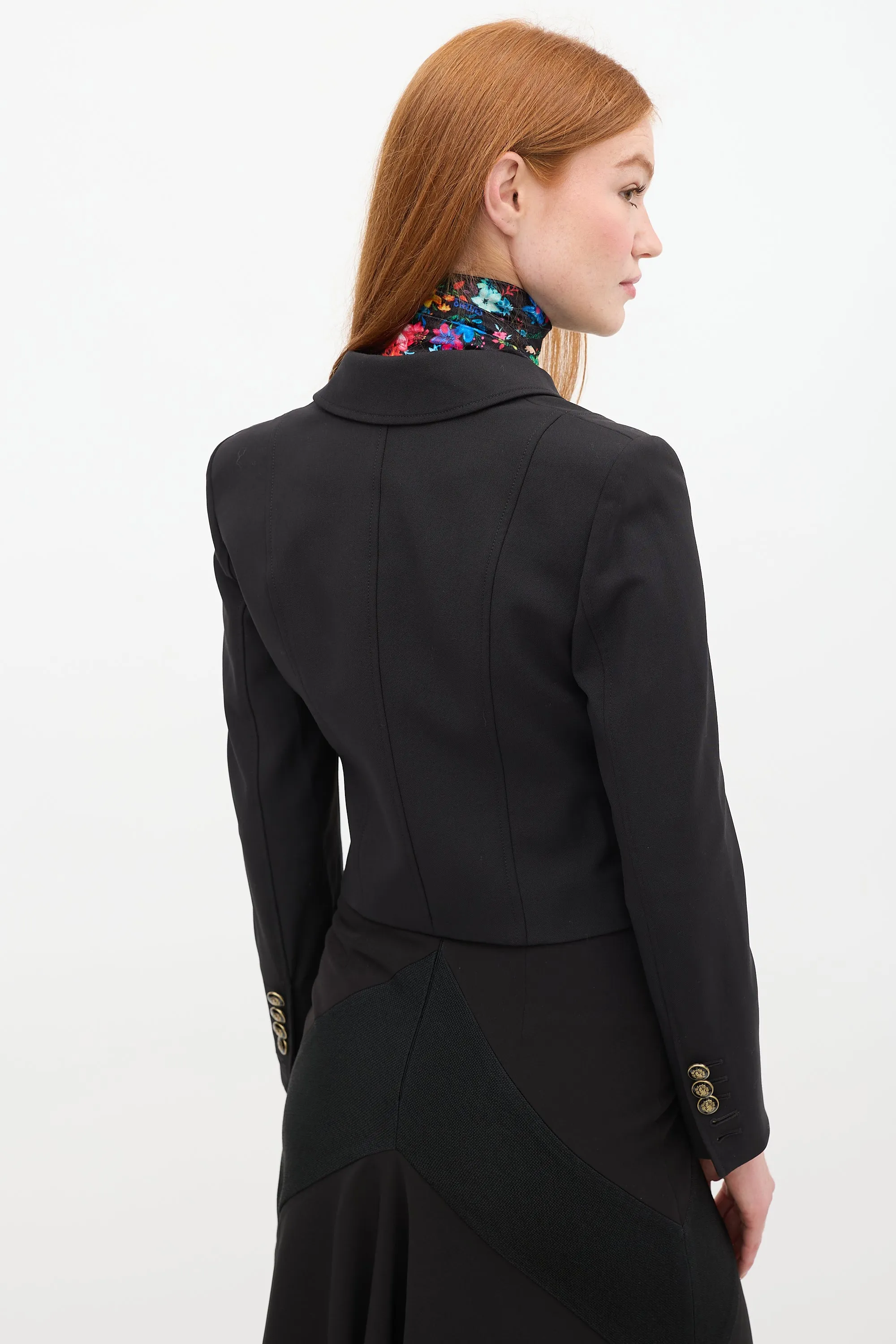 Black Wool Fulham Jacket