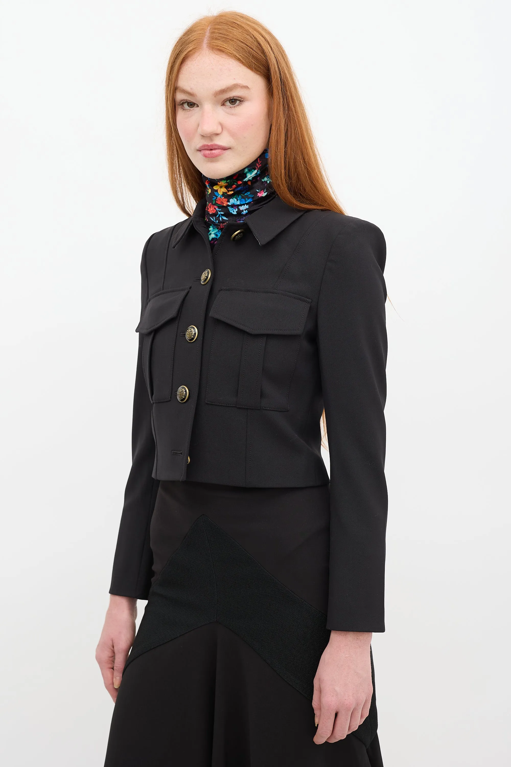 Black Wool Fulham Jacket