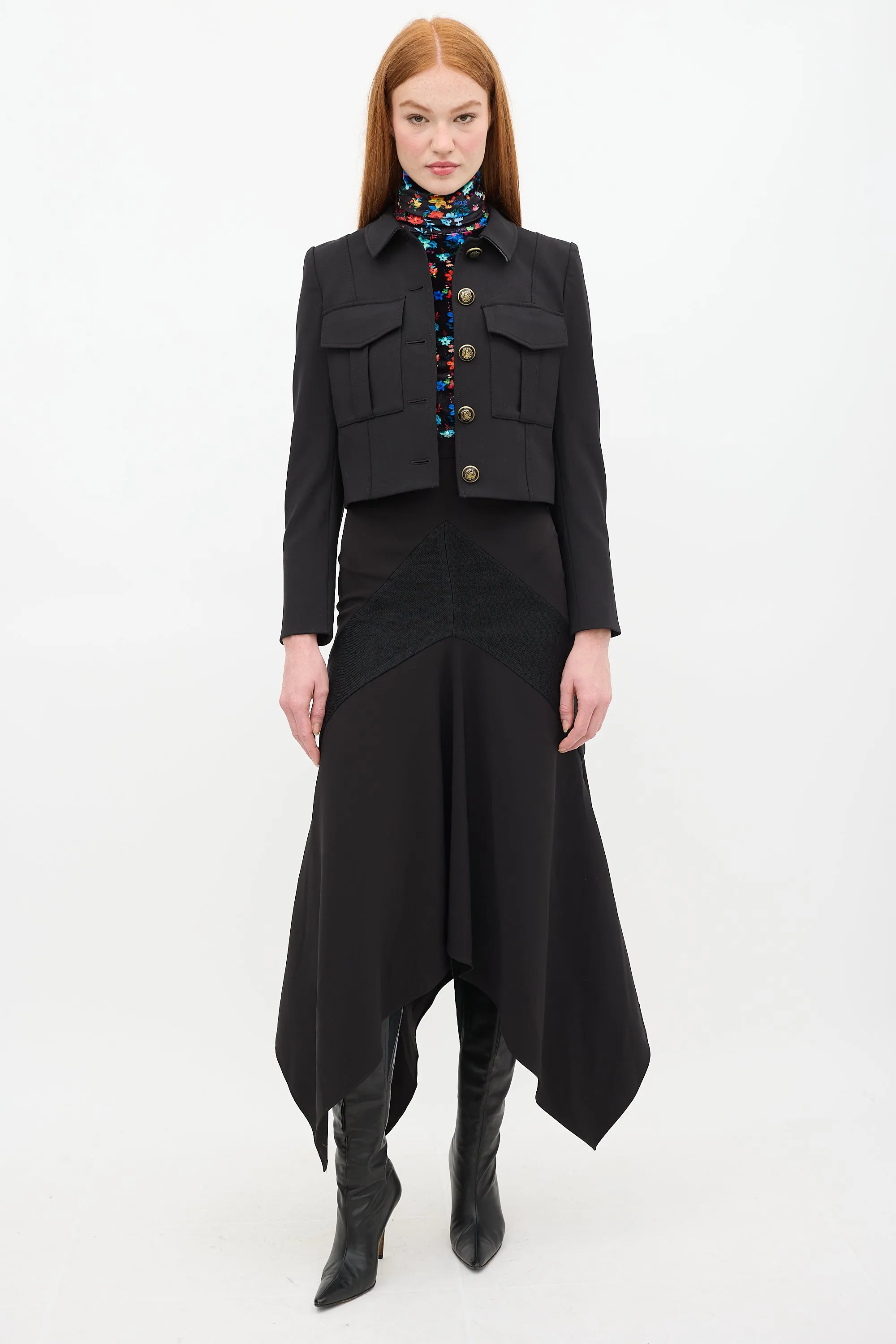 Black Wool Fulham Jacket