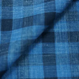 Blue Flannel Dormeuil Wool Rising Sun Fabric
