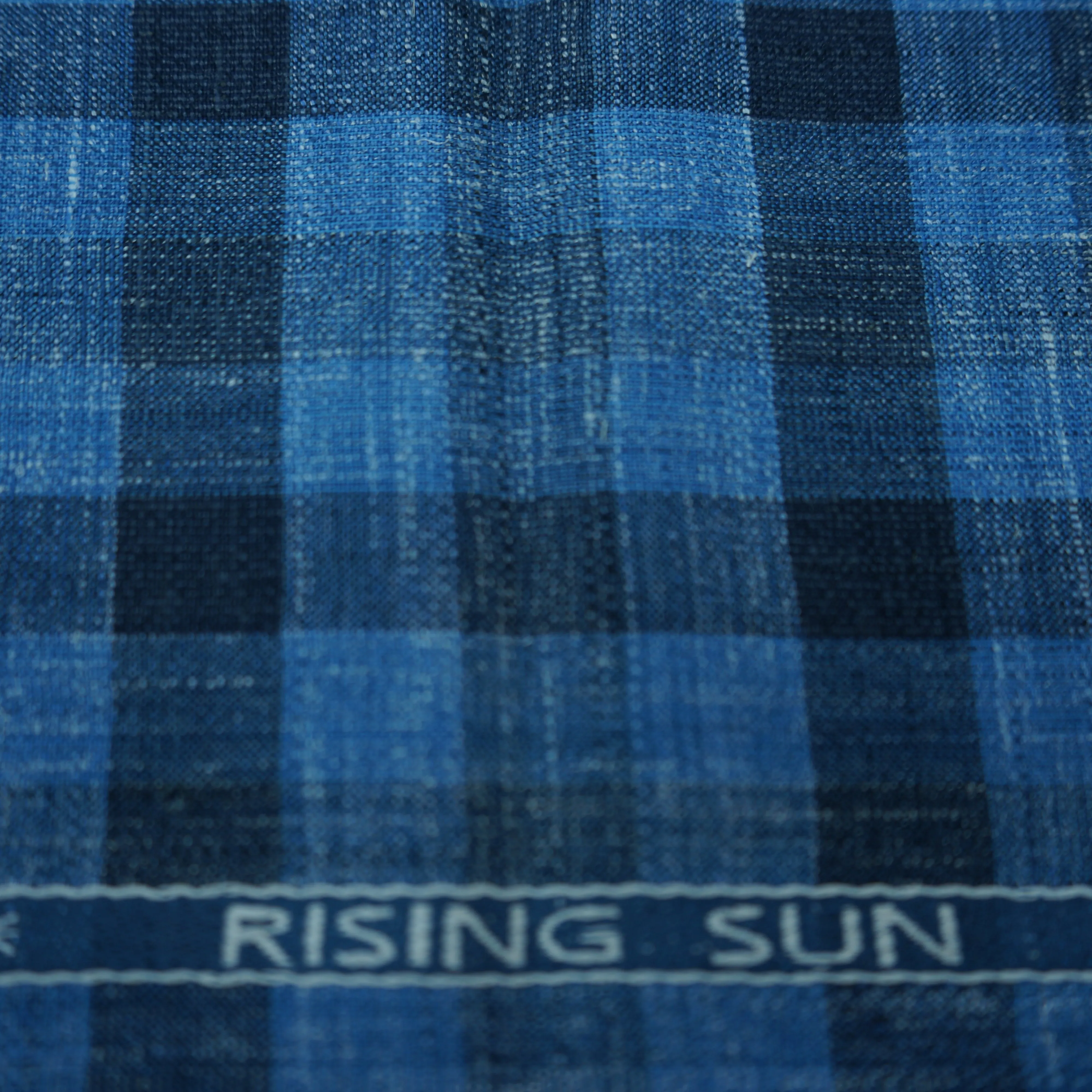 Blue Flannel Dormeuil Wool Rising Sun Fabric