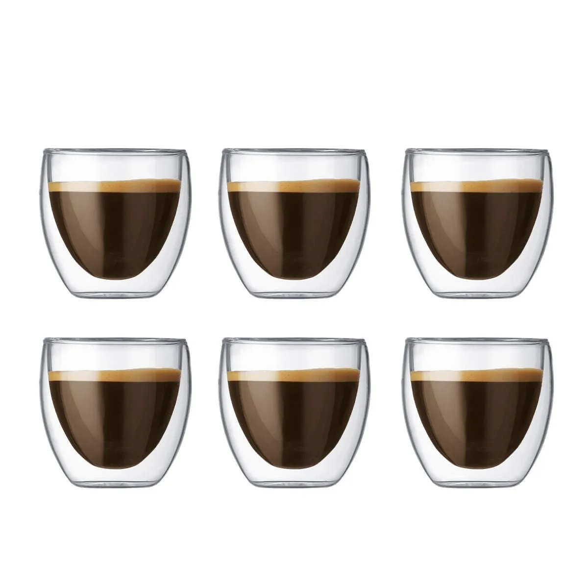 Bodum Pavina Espresso Glass 80ml (Set of 6)
