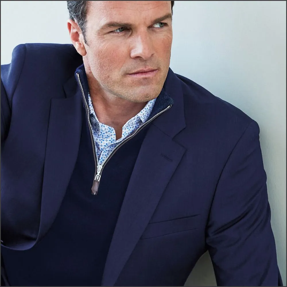 Brook Taverner Avalino Mid Blue Suit--