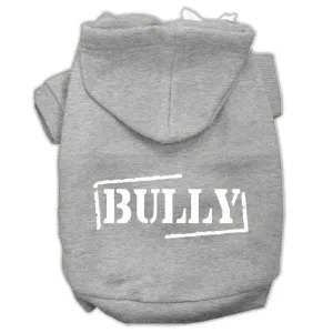 Bully Screen Printed Pet Hoodies Grey Size Xxxl (20)