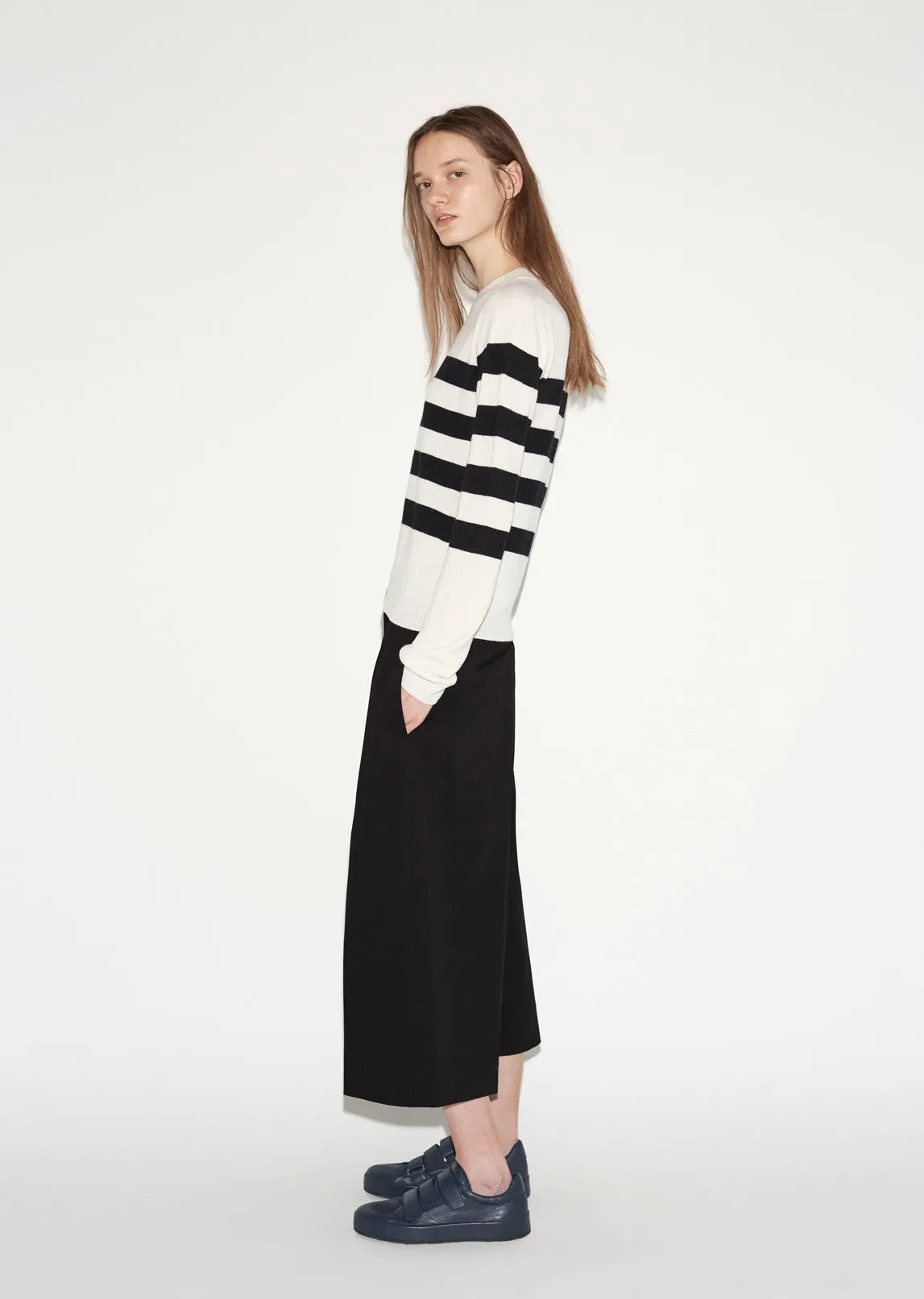 Cashmere Bold Stripes Sweater