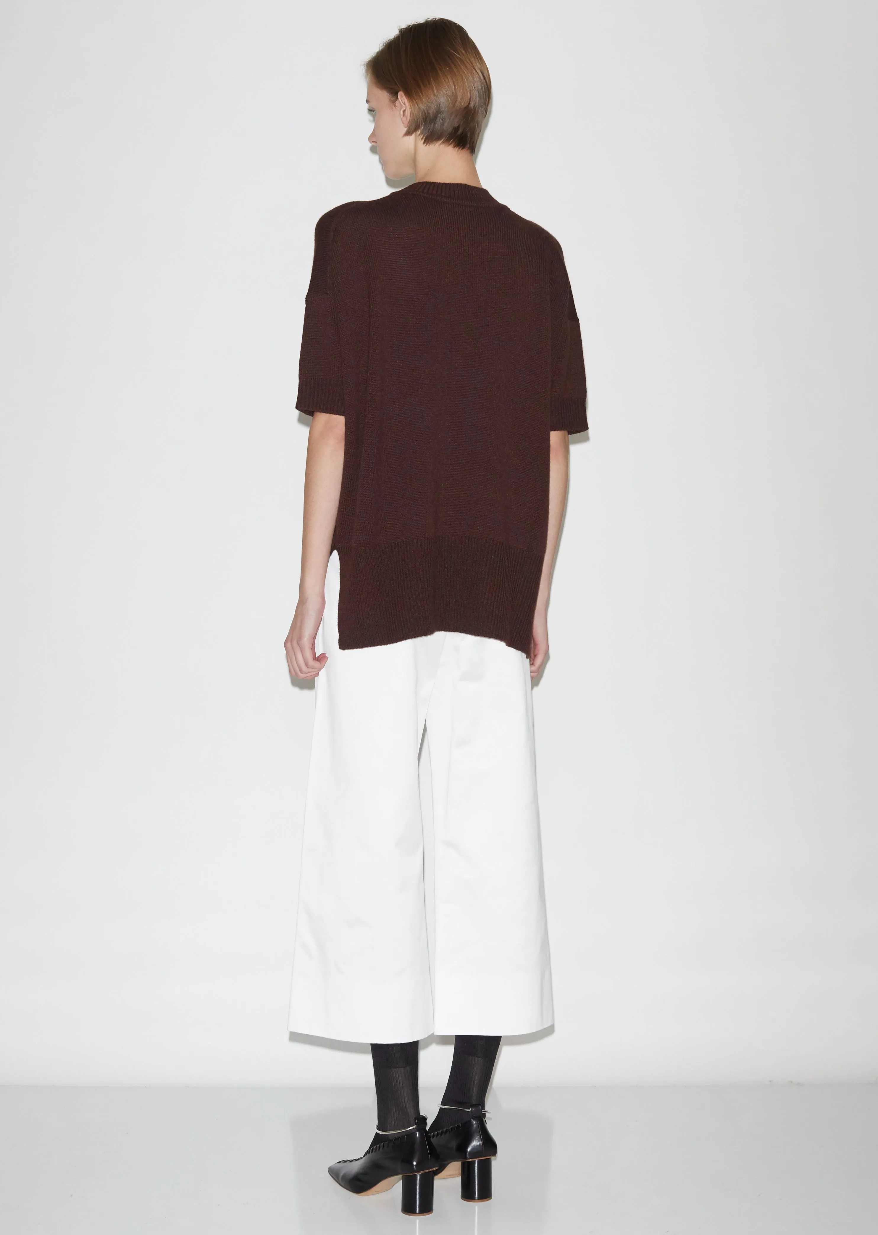 Cashmere Shortsleeve Sweater