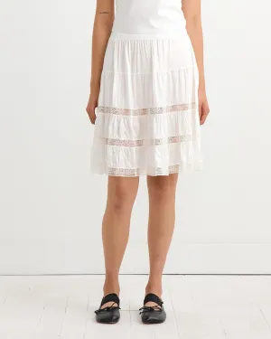 Cielo Skirt in White