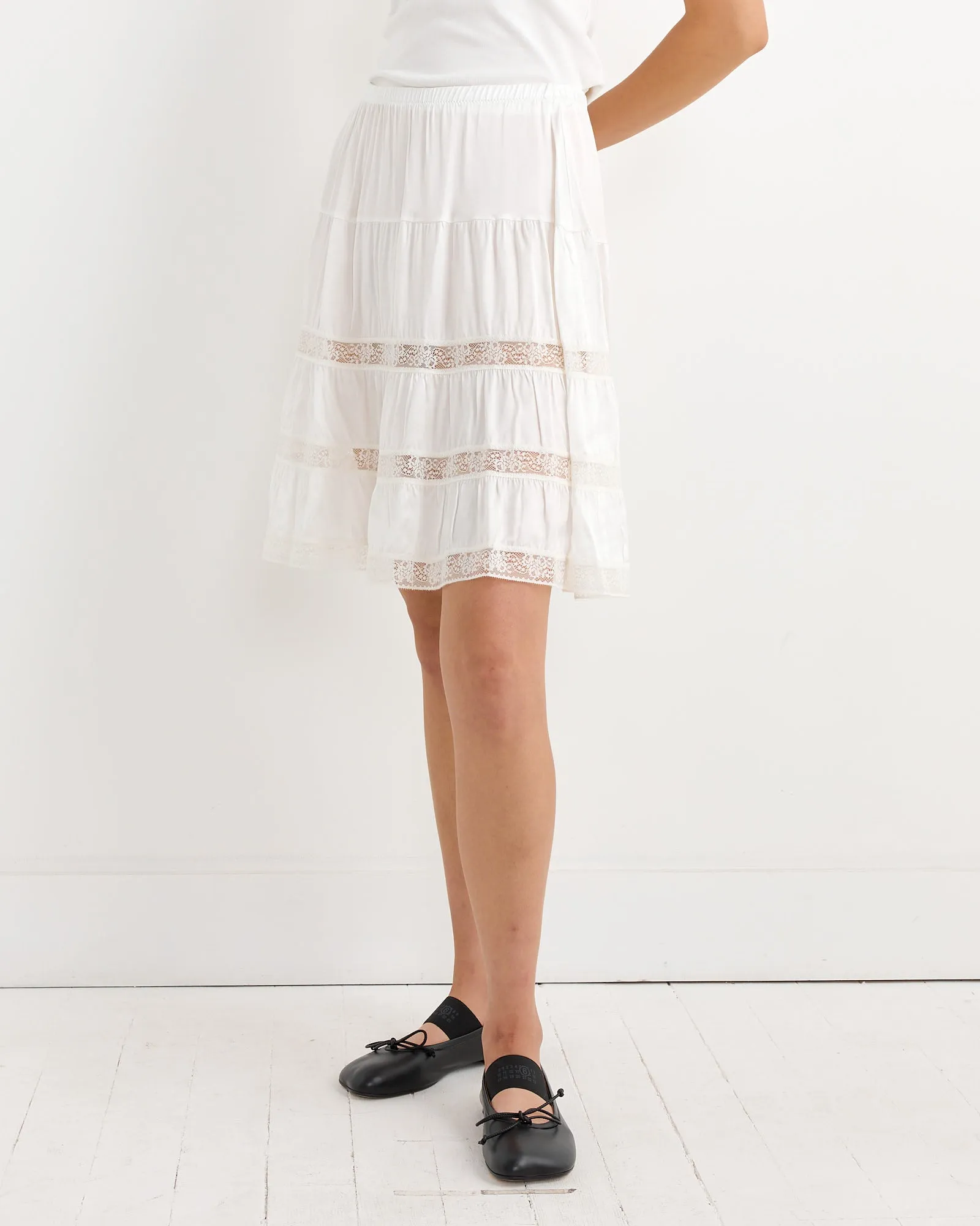 Cielo Skirt in White