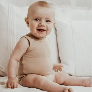 Classic Tank Bodysuit - Clay