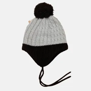 Color Kids Winter Hat with Fleece - Aqua/Navy