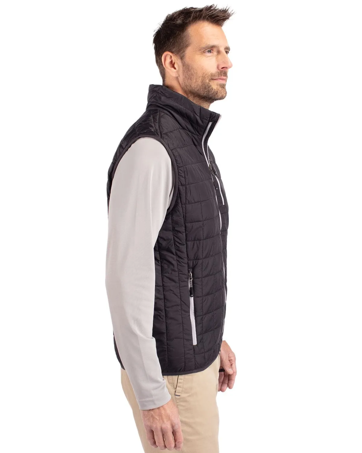 Cutter & Buck - Men's Rainier PrimaLoft Eco Full Zip Vest