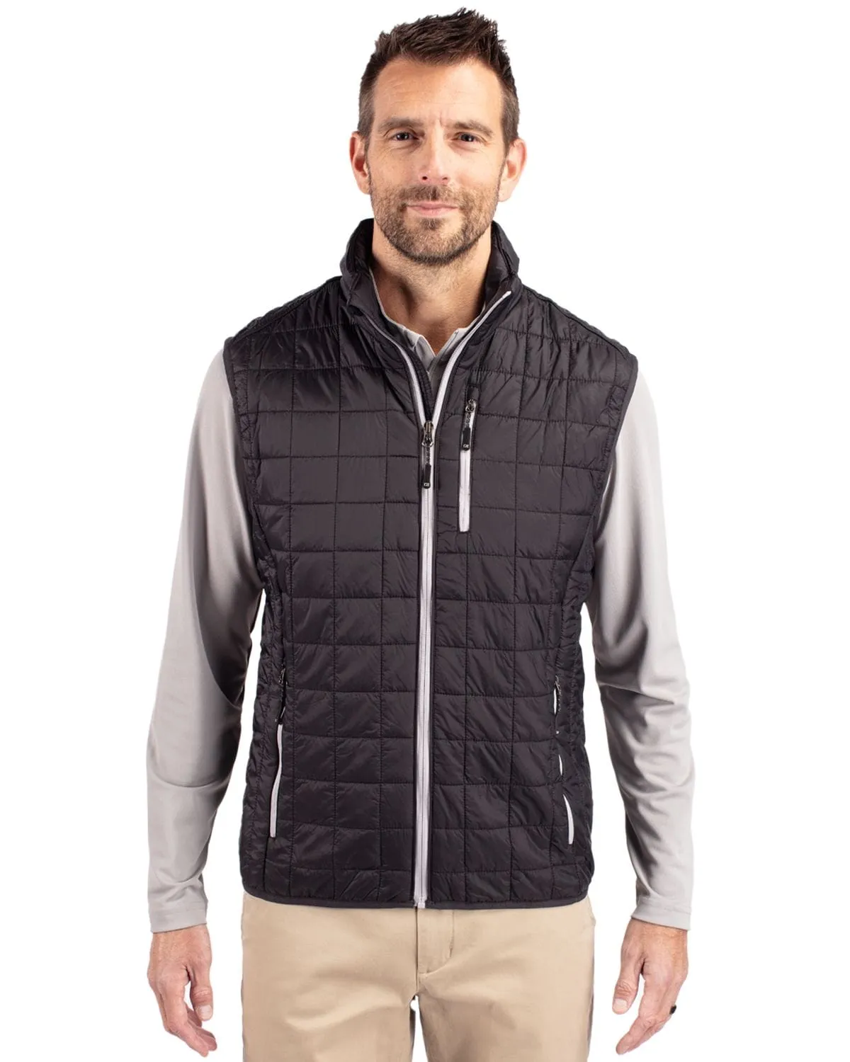 Cutter & Buck - Men's Rainier PrimaLoft Eco Full Zip Vest