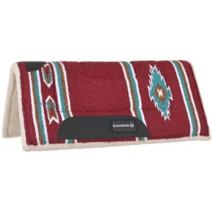 Diamond R Fleece Pony Pad-Red
