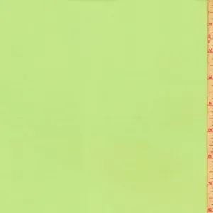 Electric Lime Double Brushed Jersey Knit Fabric