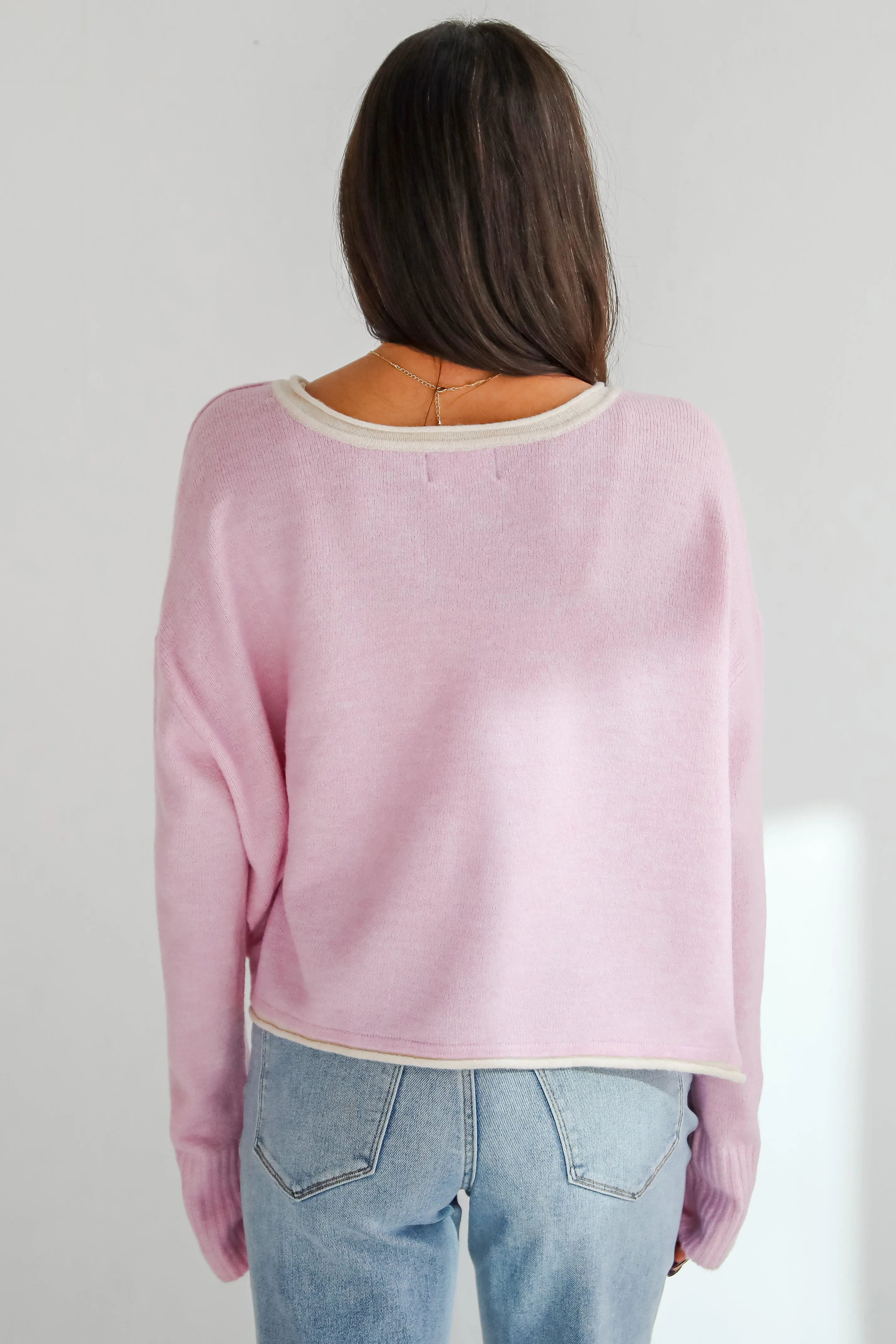 FINAL SALE - Absolutely Snuggly Light Pink Sweater