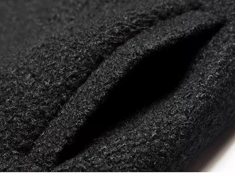 Florence Double Breasted Beading Tweed Coat