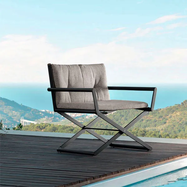 Fully Upholstered Outdoor Furniture - Coffee Set - Canne