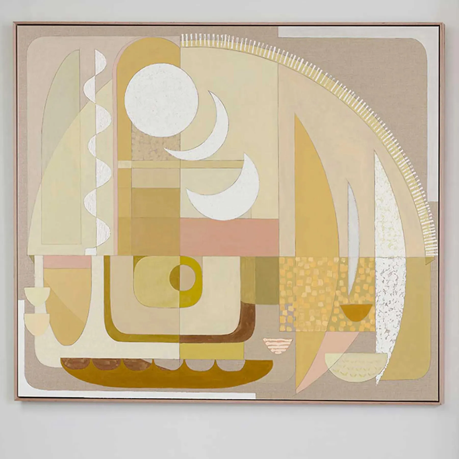 Hera Canvas Print 100cm x 114cm White Frame