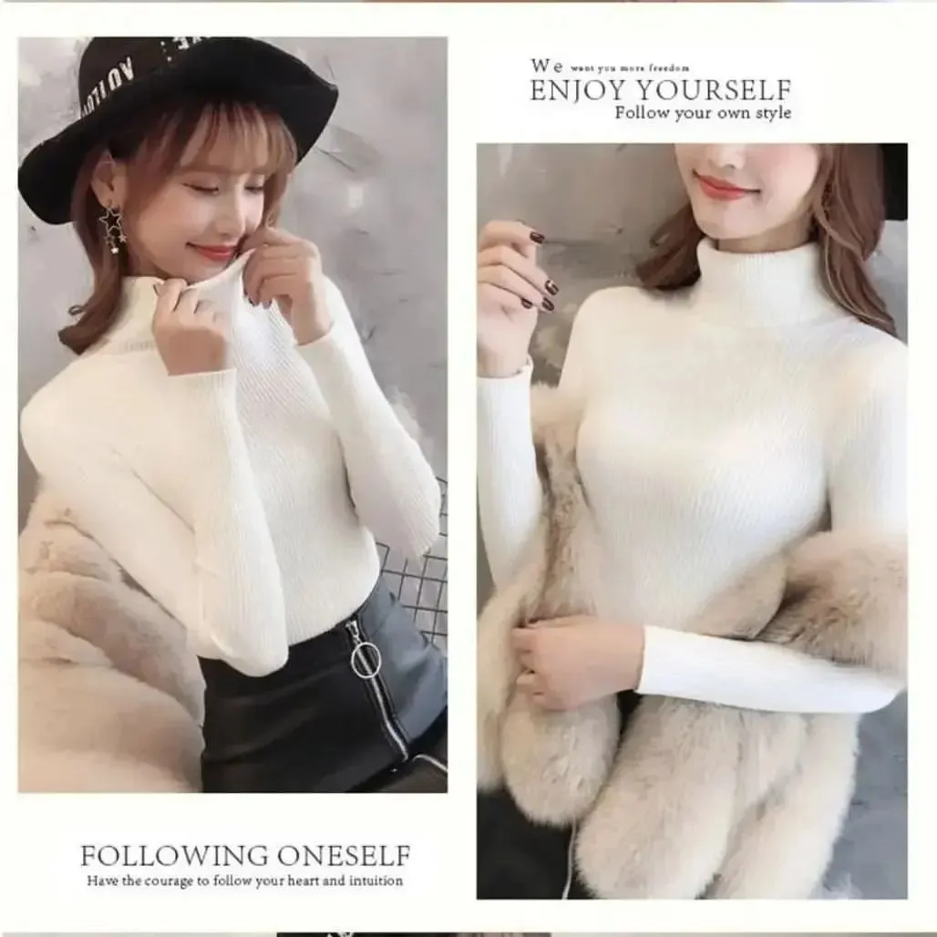 High-Neck Sweatshirts Basic Primer Pullovers for Unisex