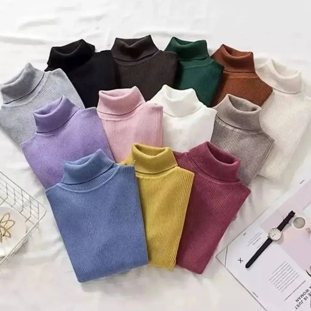 High-Neck Sweatshirts Basic Primer Pullovers for Unisex