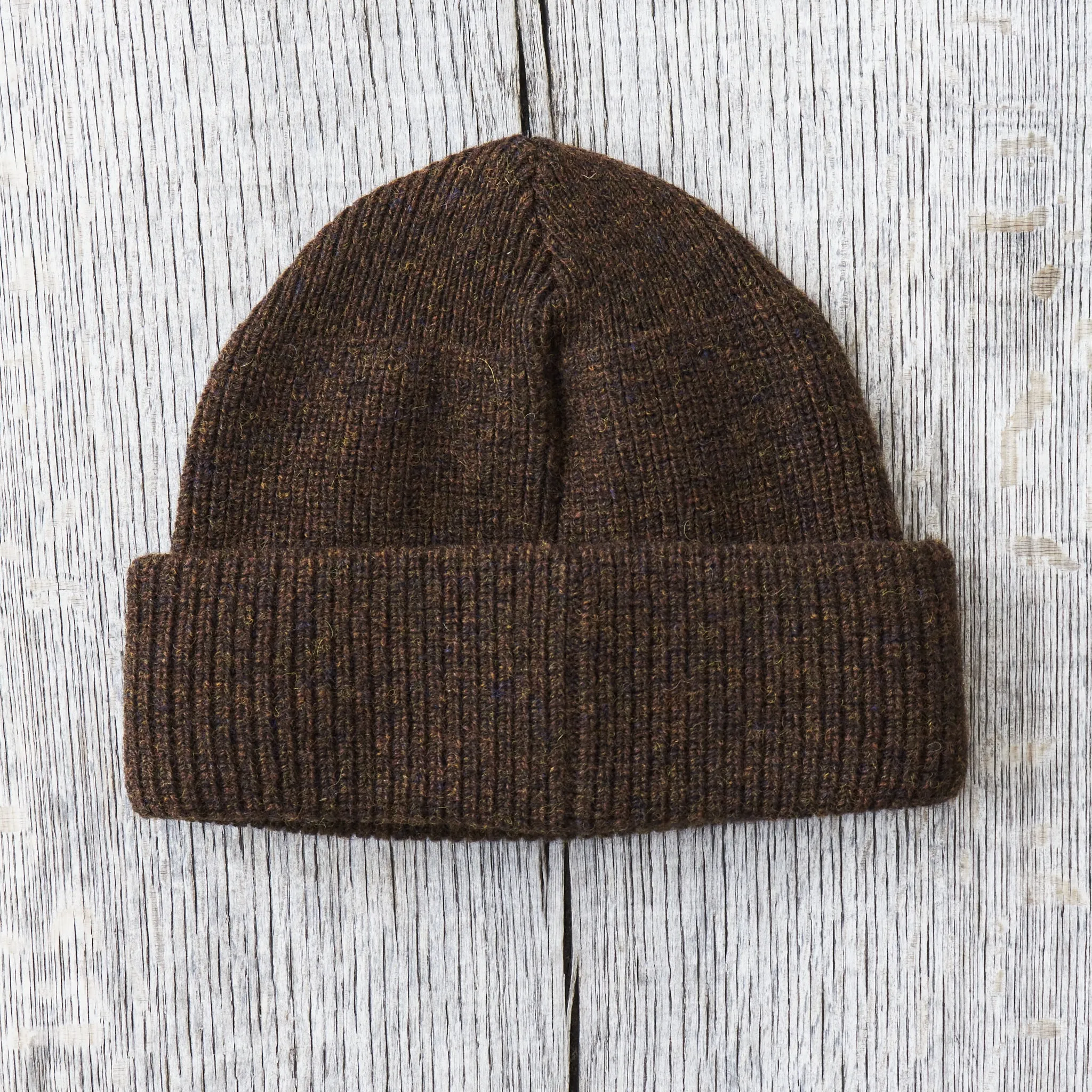 Indigofera Radec Rib Knit Wool Cap Marsh