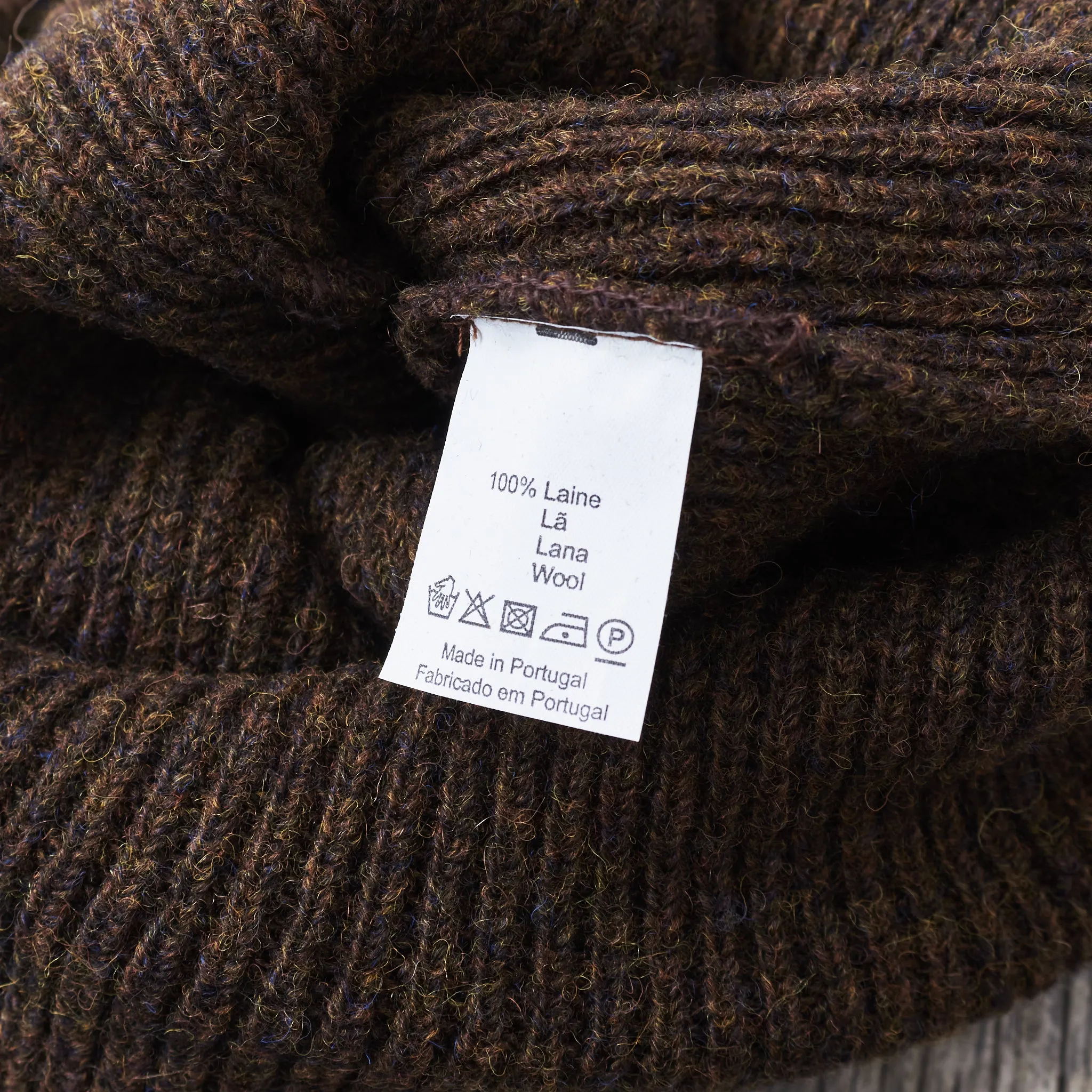 Indigofera Radec Rib Knit Wool Cap Marsh
