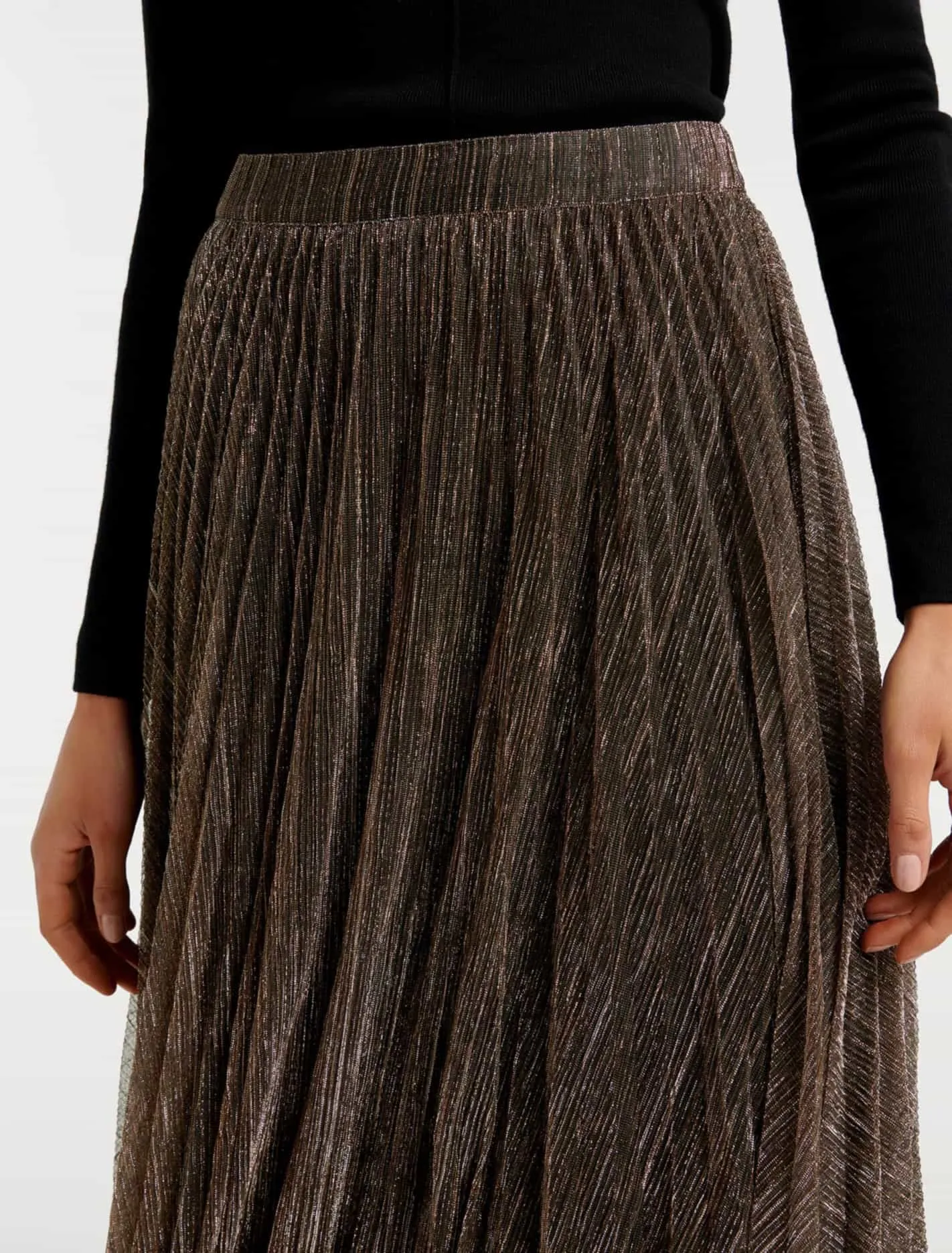 Jenny Pleated Plisse Skirt