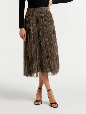 Jenny Pleated Plisse Skirt