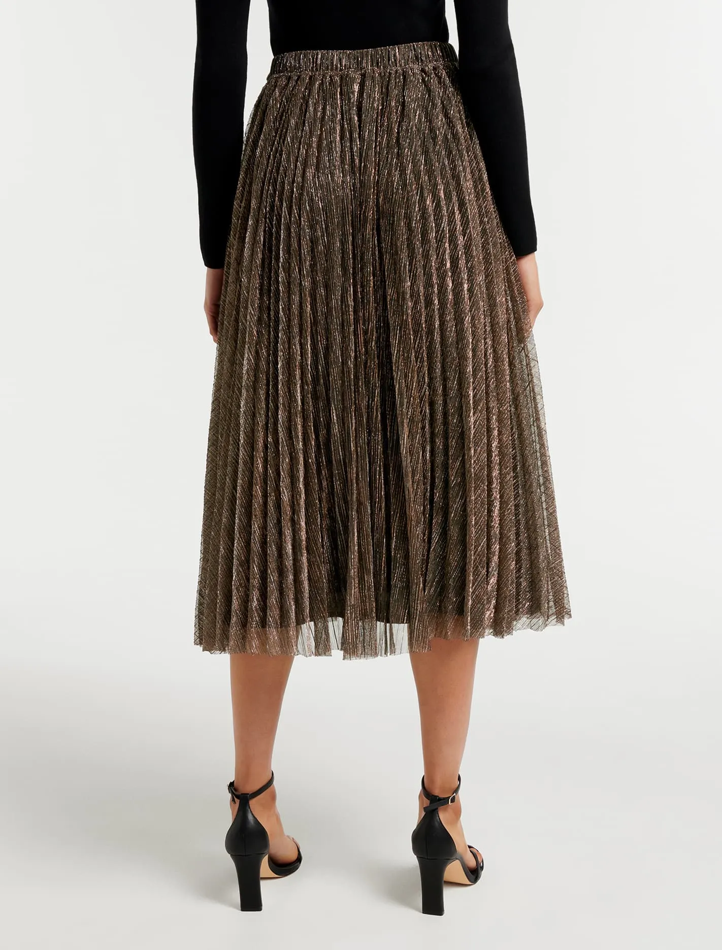 Jenny Pleated Plisse Skirt